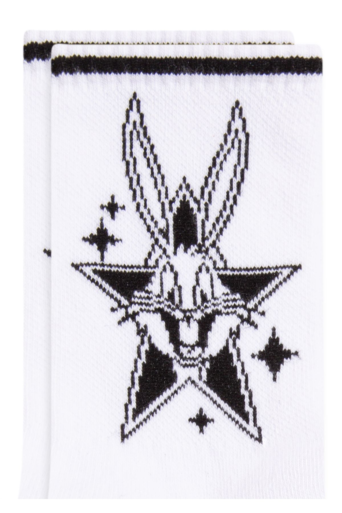 Mavi Bugs Bunny جوراب سوکت سفید چاپ شده 1912097-620