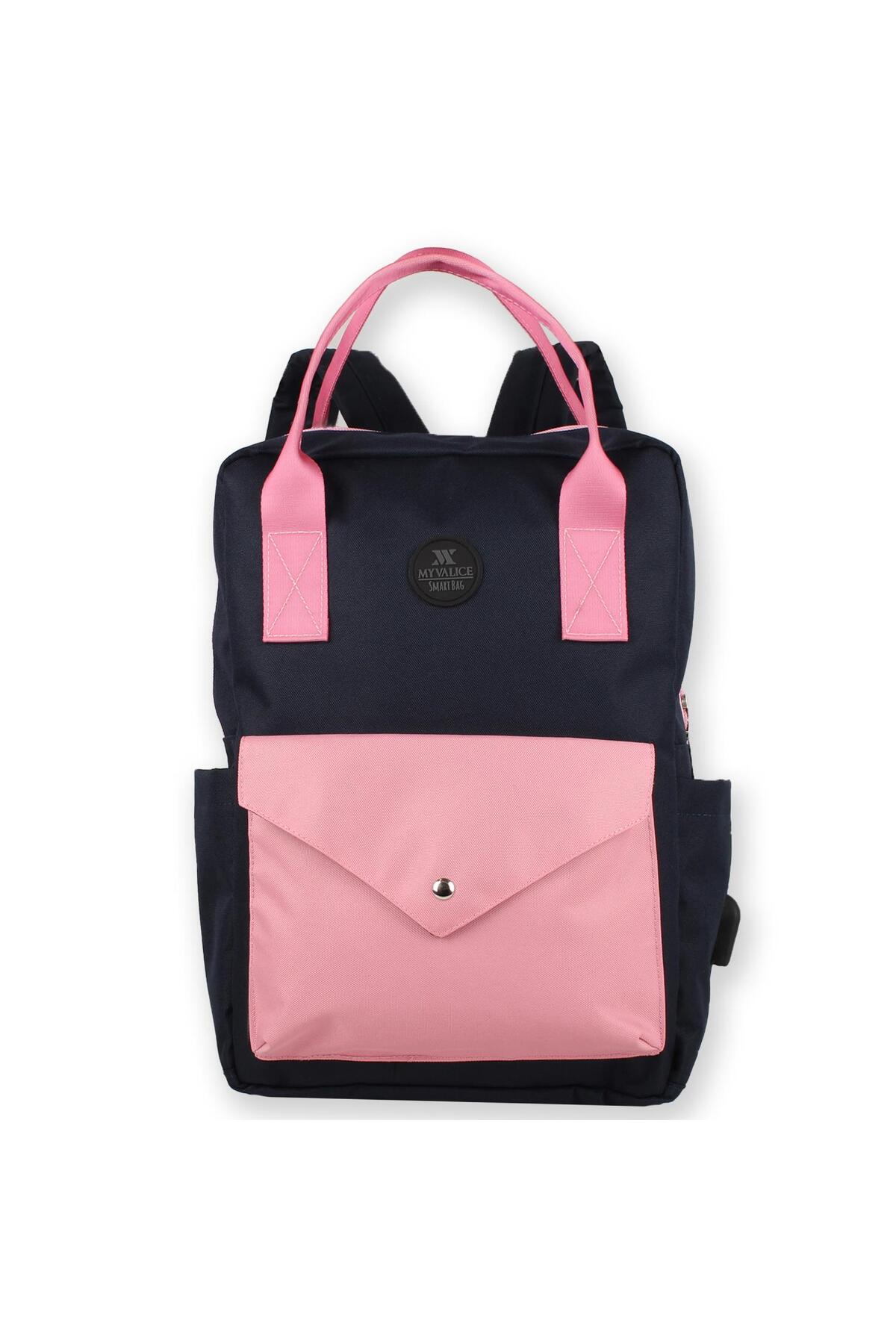 کوله پشتی زنانه صورتی My Valice | PSTSC اورجینال - تصویر 3