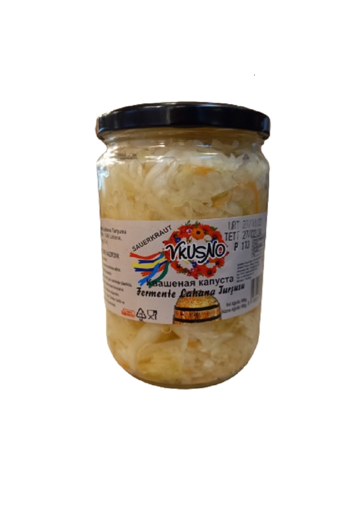 VKUSNO FERMENTE LAHANA TURŞUSU 600GR