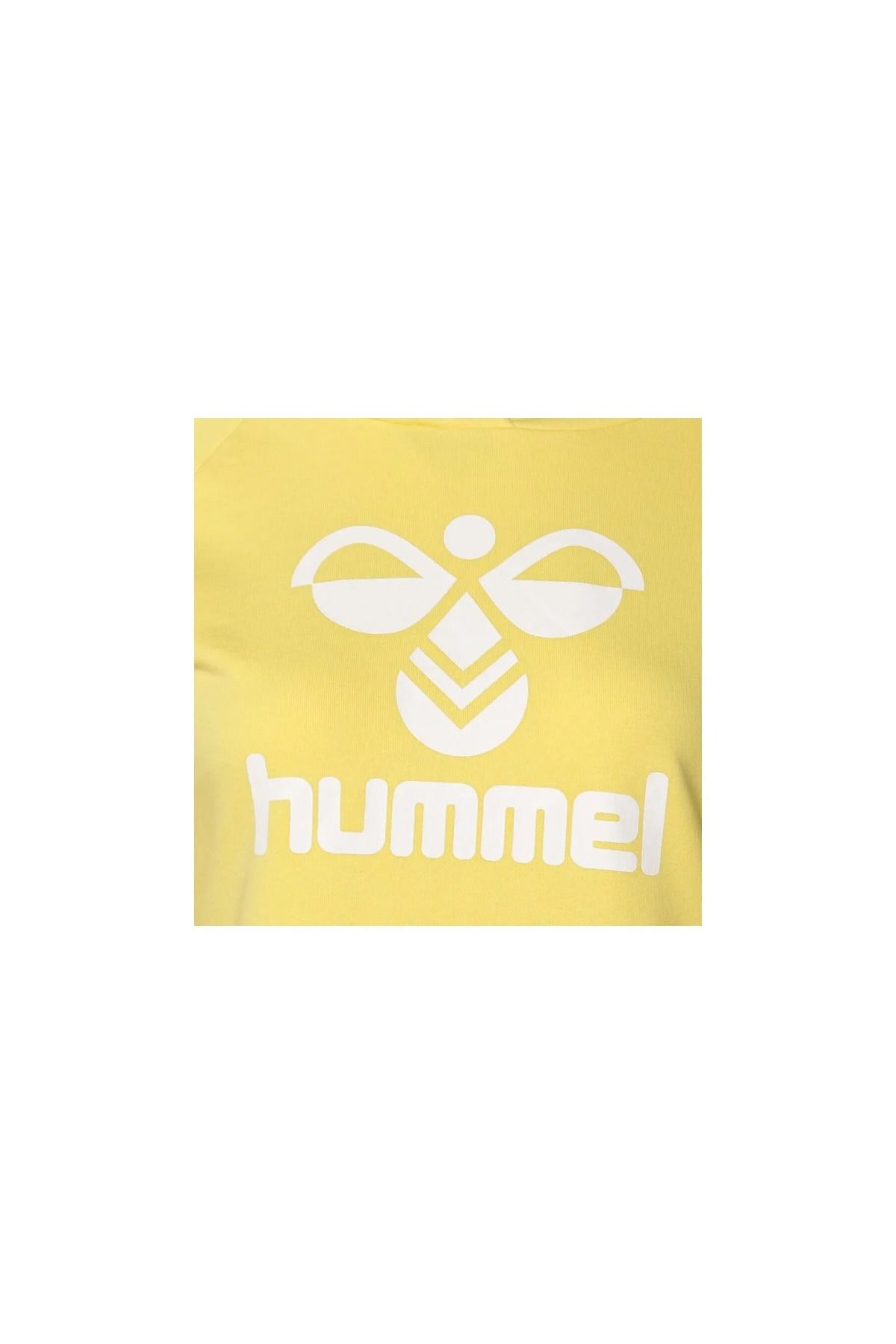سویشرت ورزشی زرد زنانه کلاه بیلوند اورجینال hummel
