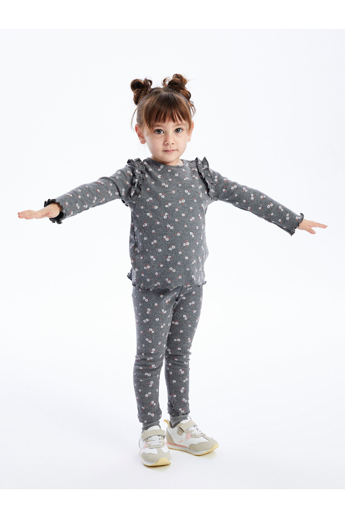 LC Waikiki Beli Lastikli Baskılı Kız Bebek Tayt fotoğrafı 2 (önizleme)