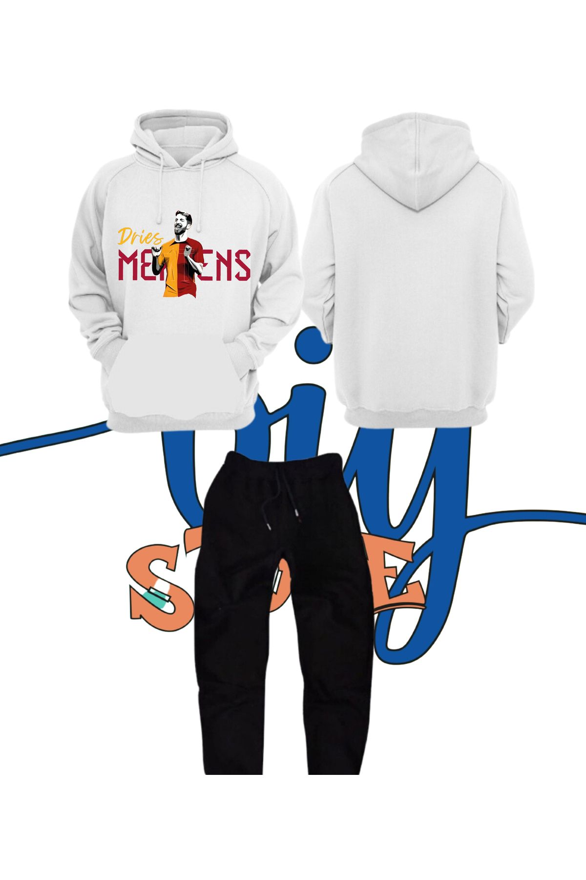 Biy Store Trening Unisex Mertens Dries Fotbal Cu Hanorac Cu Glugă Unisex - XL