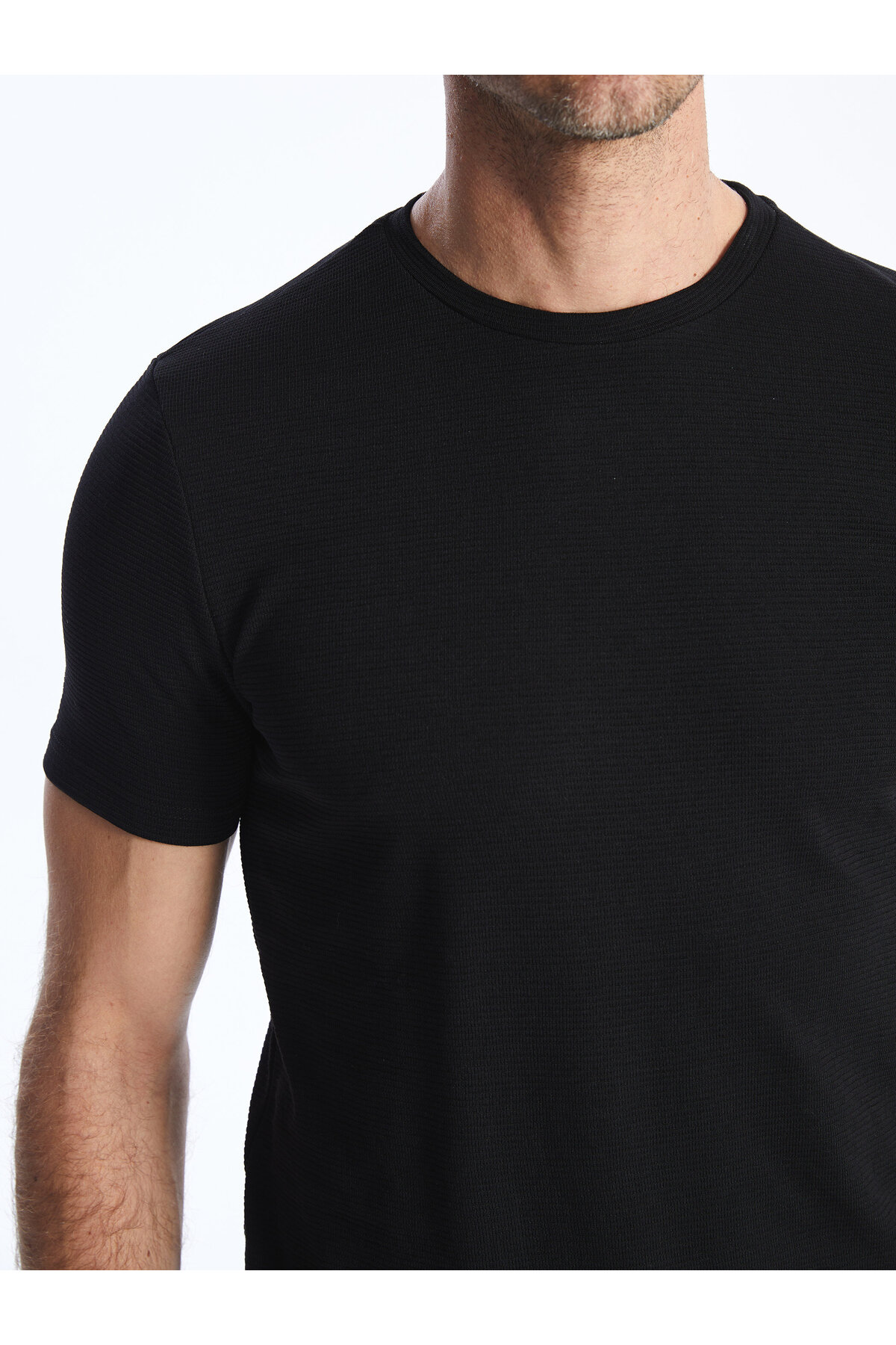 تیشرت مردانه خاکستری ال سی وایکیکی | S41067Z8 اورجینال - تصویر 4