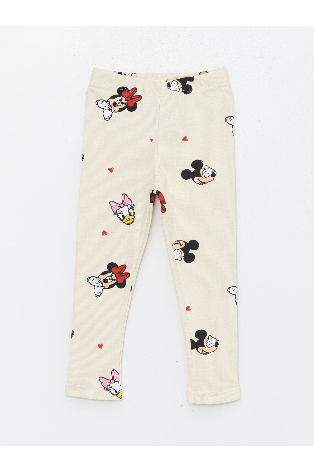 LC Waikiki-Jambiere pentru fetiță, cu talie elastică, imprimate Minnie Mouse, 2 piese 4