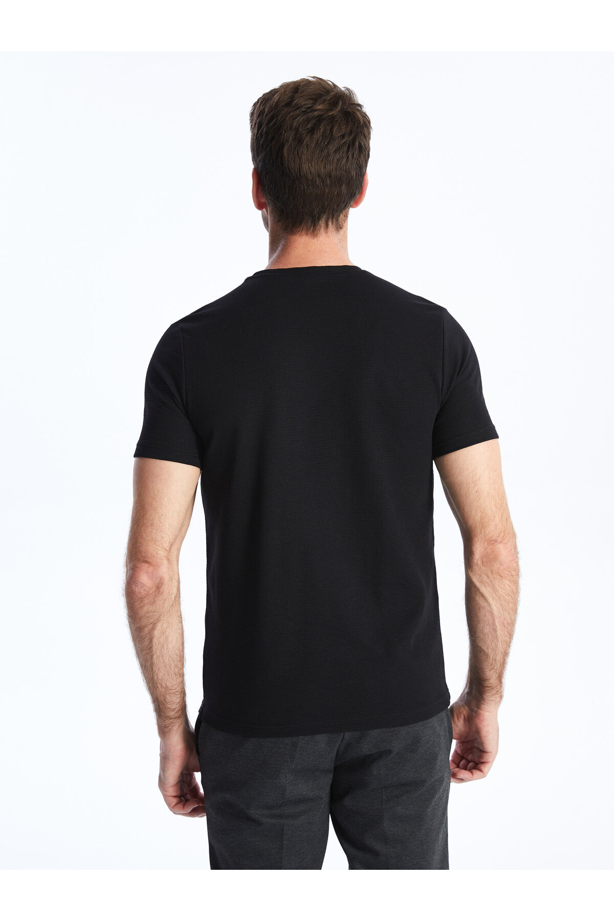 تیشرت مردانه خاکستری ال سی وایکیکی | S41067Z8 اورجینال - تصویر 5