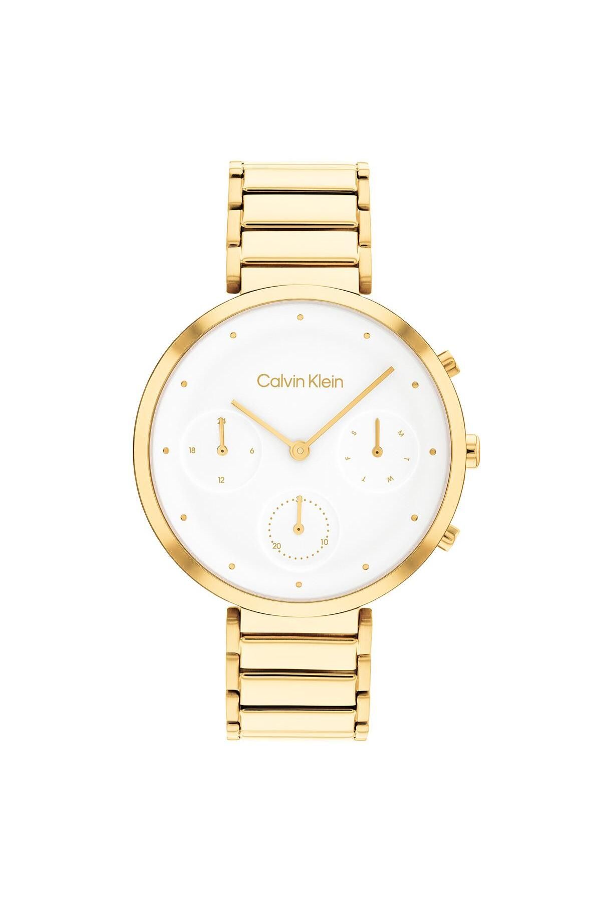 Calvin klein clearance women's gold watch