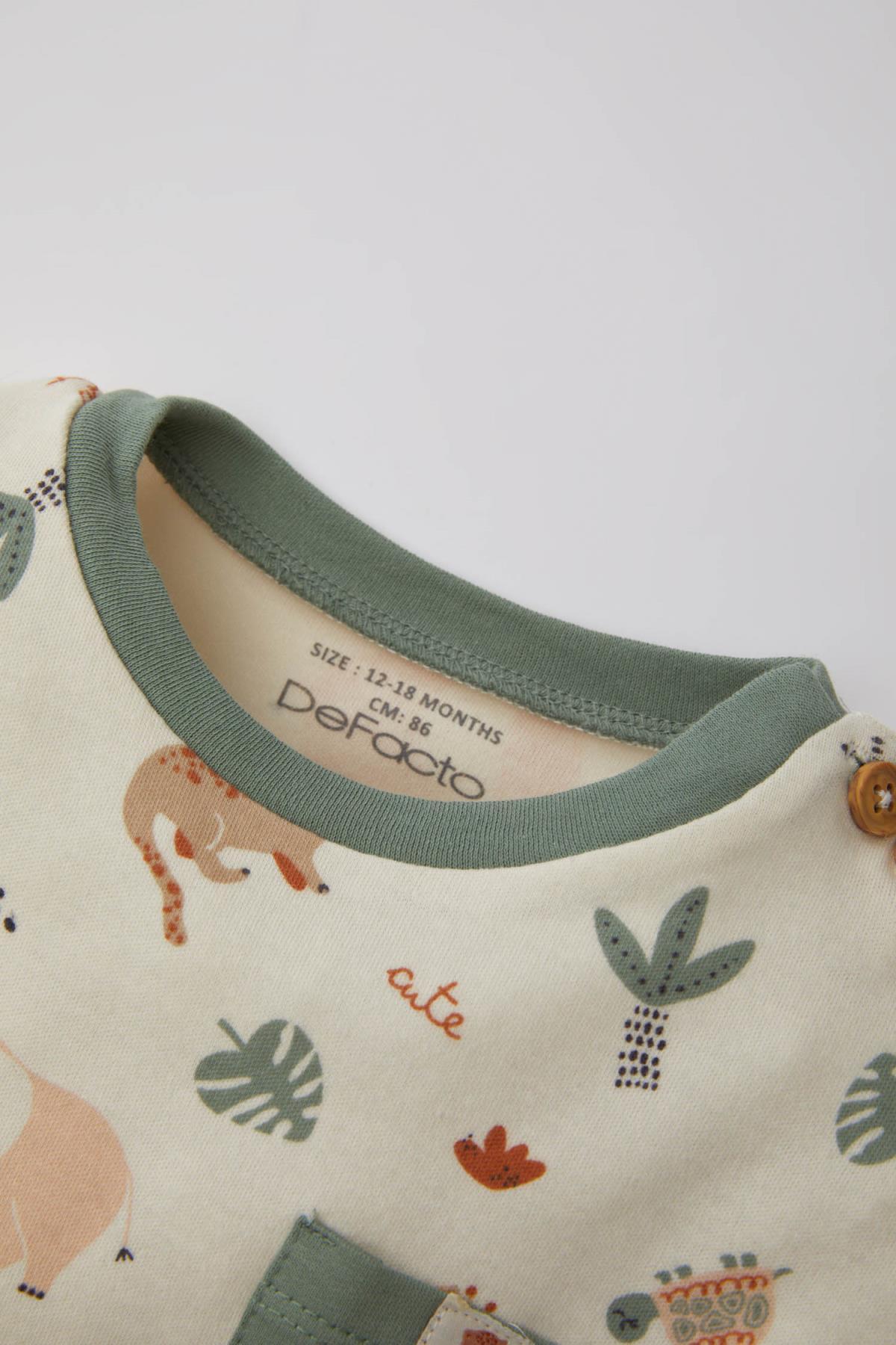 ست نوزادی پسرانه سفید دفکتوDefacto | B9645A524SP اورجینال - تصویر 3