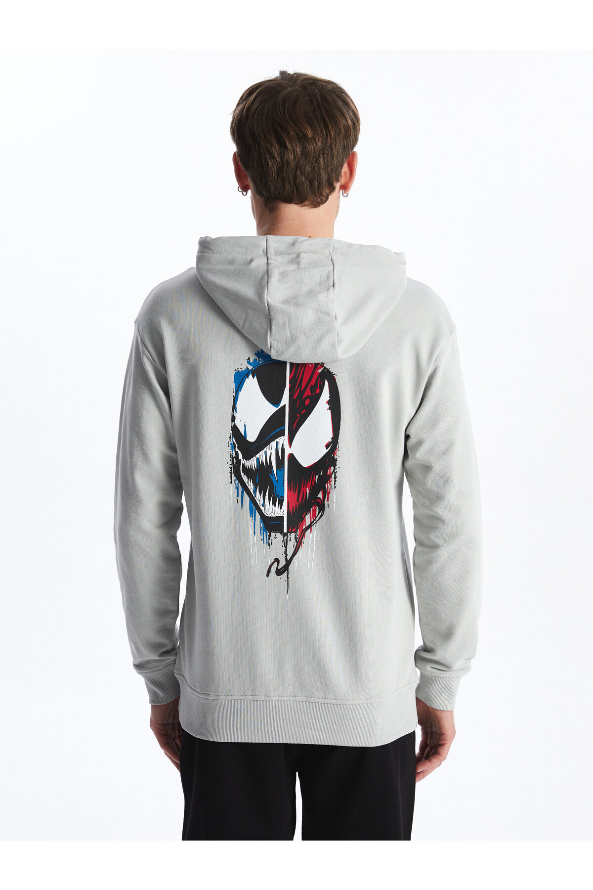LC Waikiki-Men's Hoodie - Long Sleeve and Printed 5