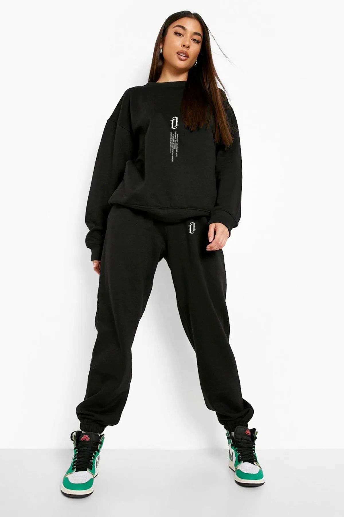 Oversized hoodie hot sale and joggers