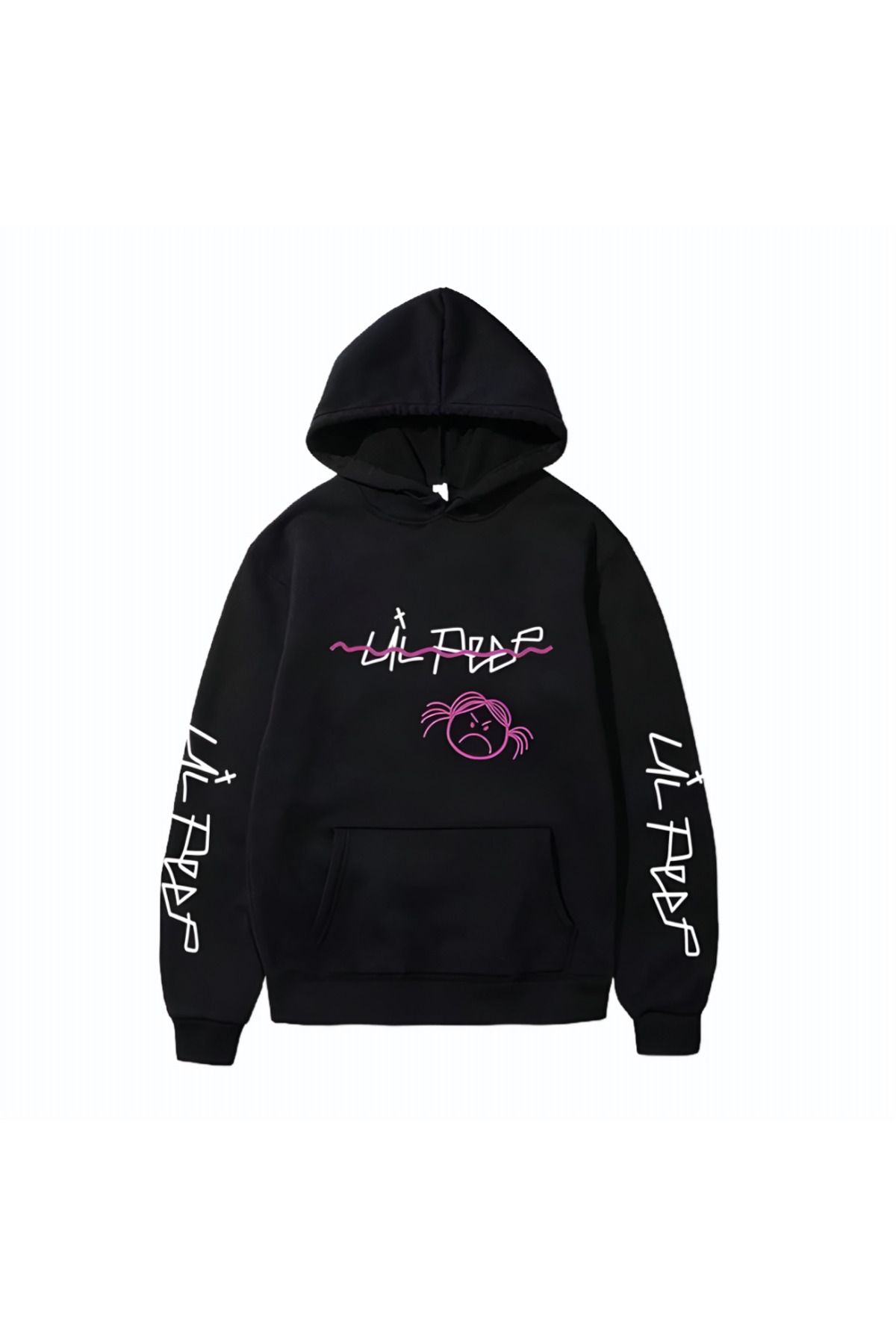 ZAYGA TEXT LE Lil Peep Printed Hooded Sweatshirt Hoodie Trendyol