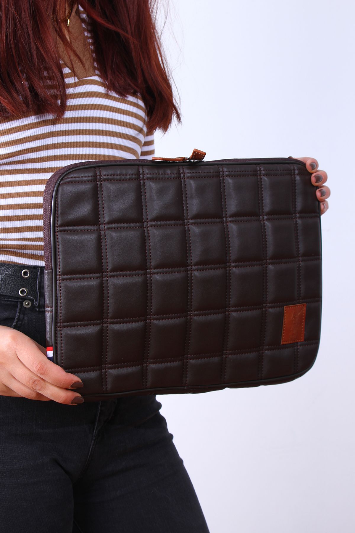 U.S. Polo Assn. U.s. Polo Assn. 22501-22499-22500 Husa Geanta Tableta Protectie Laptop Macbook Maro Unisex - Single Dimension
