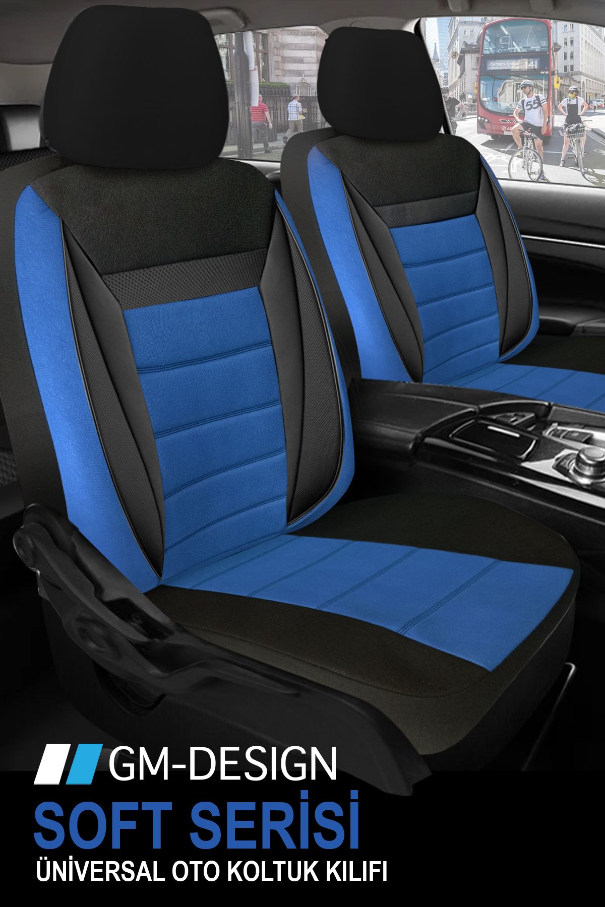 GM-DESIGN Soft Blue Ford Ka Compatible Car Seat Cover - Trendyol