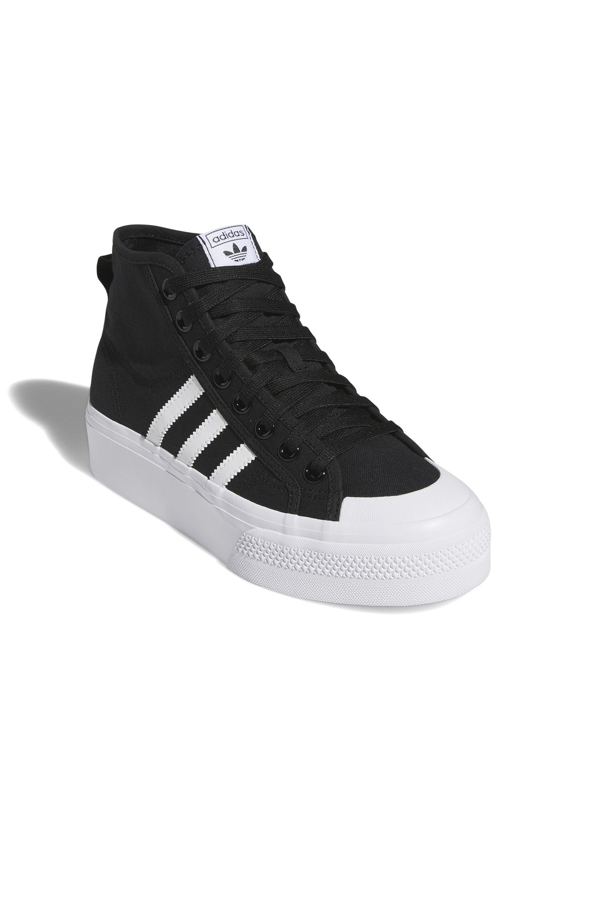 اسنیکر مشکی زنانه سکوی Nizza Mid W کفش روزانه FY2783 سیاه adidas
