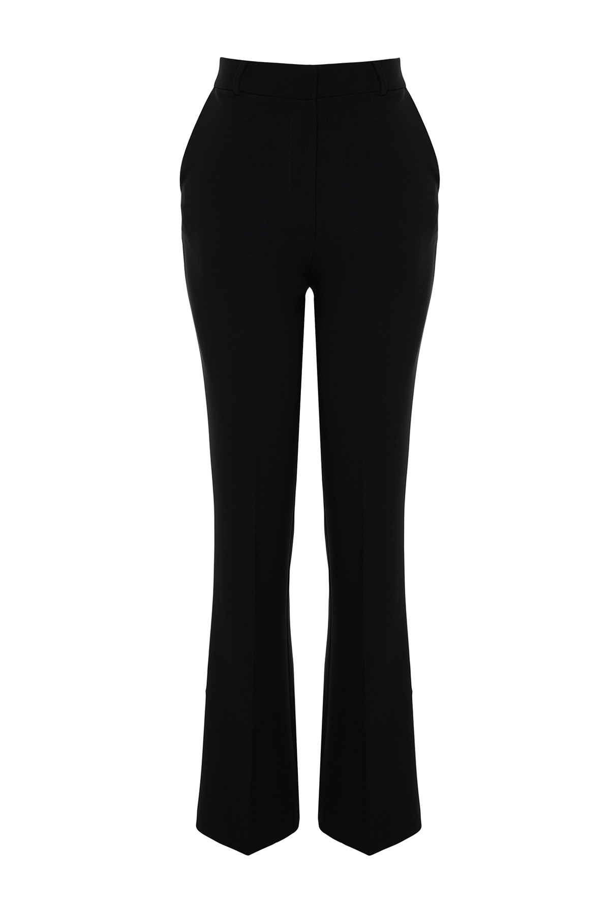 Trendyolmilla  Siyah Bootcut/Çizme Paça Dokuma Pantolon TWOSS24PL00024 - Görsel 8