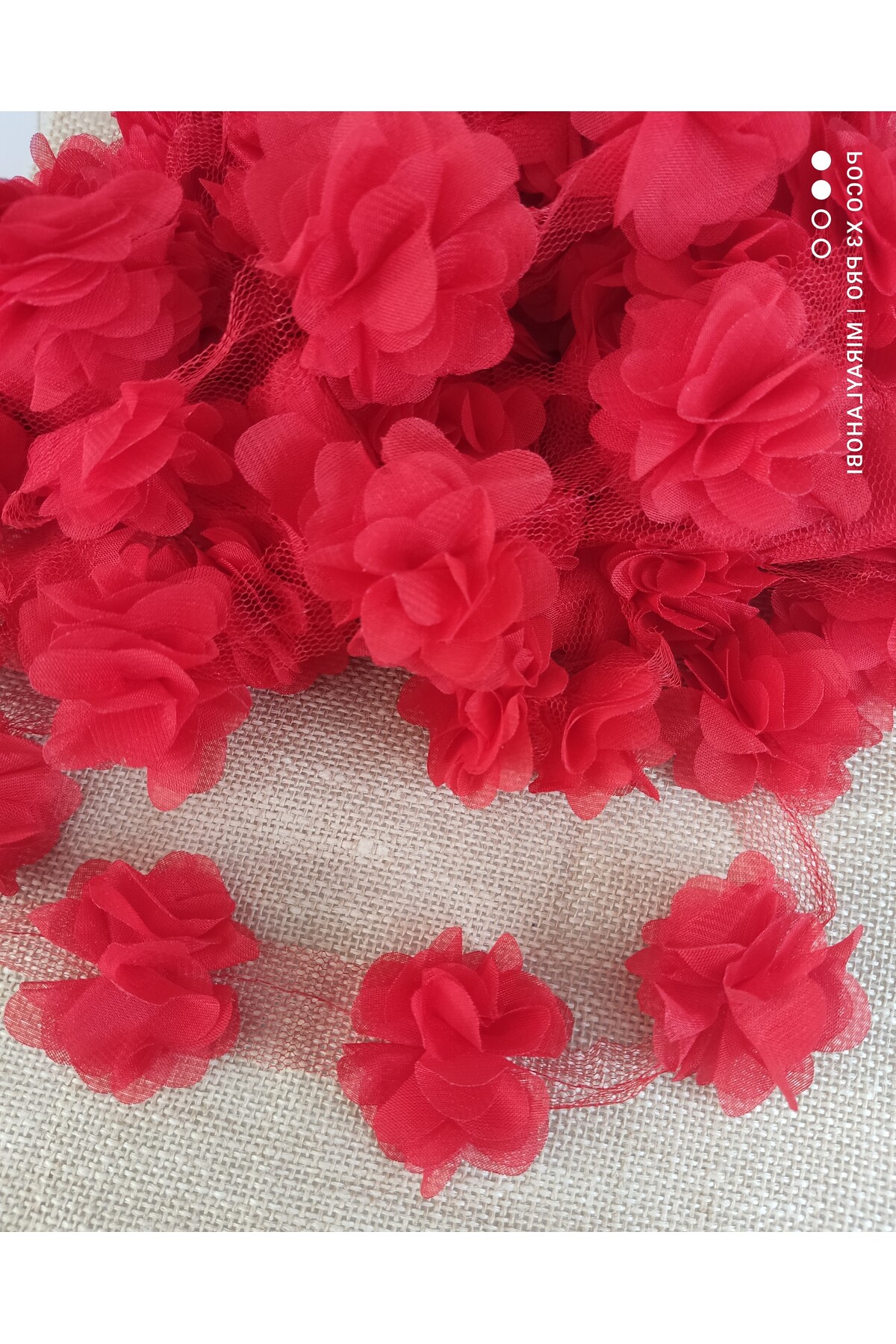 Laser Cut Chiffon Flower 1 Meter – Tulle