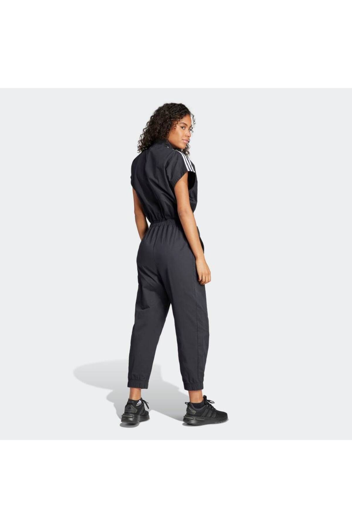 Adidas three stripe jumpsuit on sale