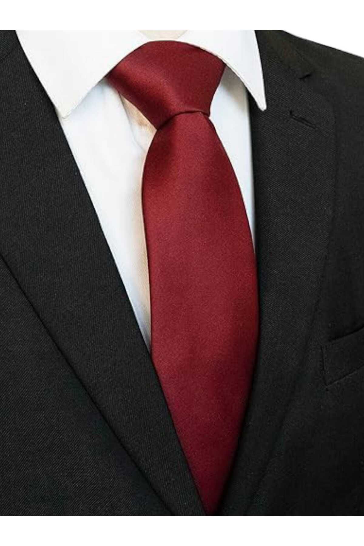 Trenderrs Cravată Din Satin Pentru Bărbați Masculin - One Size