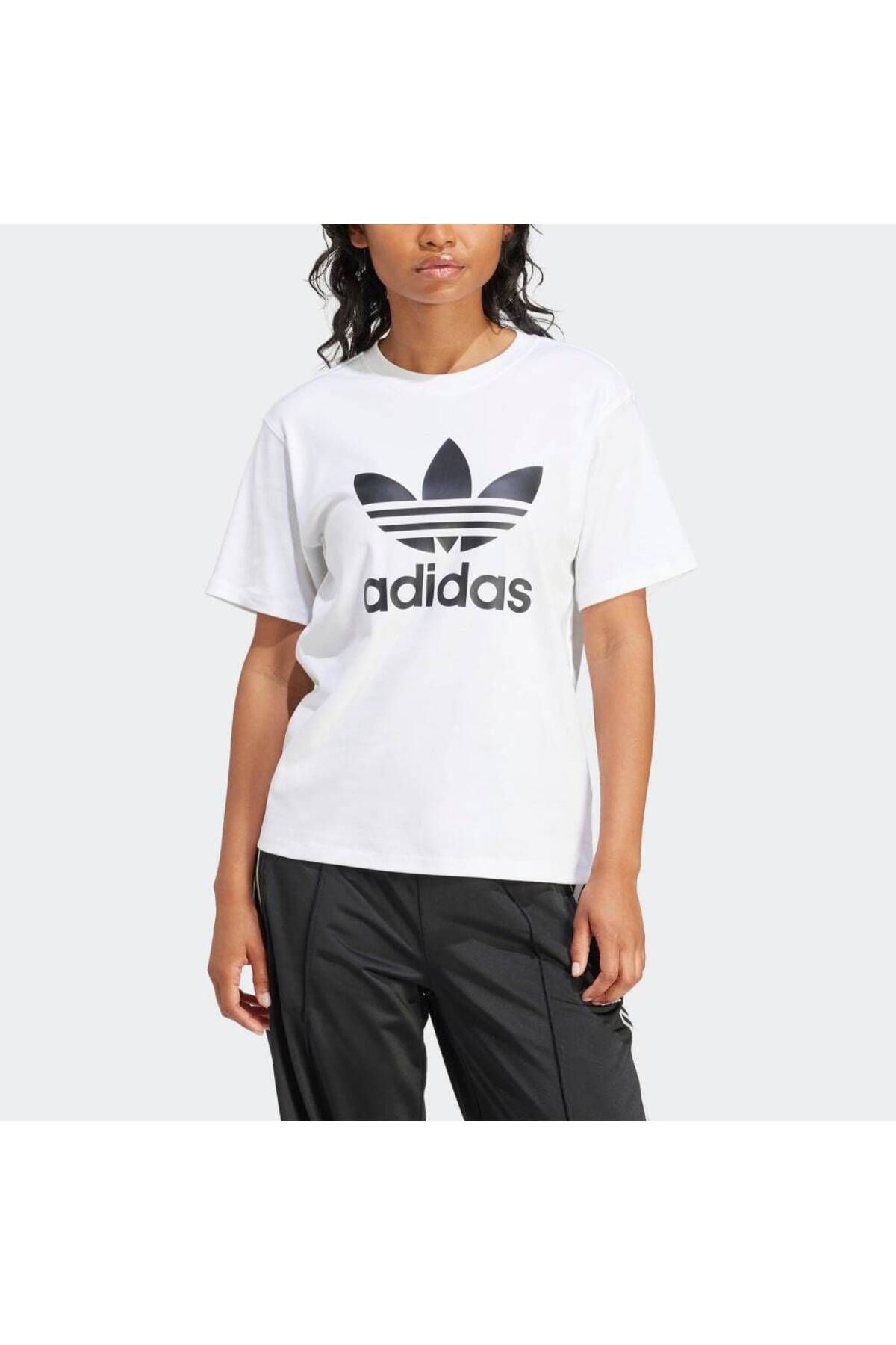 adidas Sports T Shirt White Loose