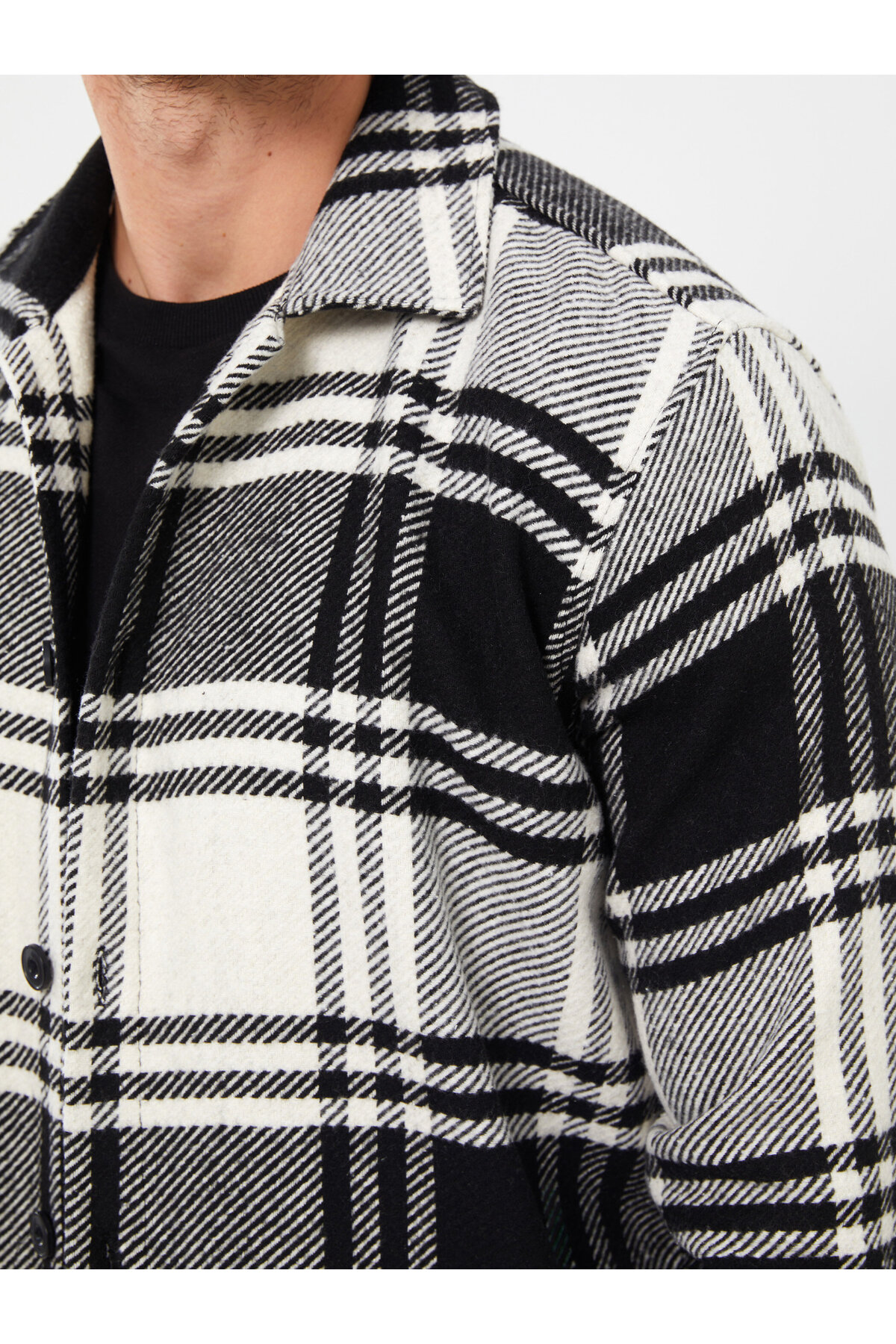 ژاکت مردانه خاکستری ال سی وایکیکی | W3BS61Z8 اورجینال - تصویر 4