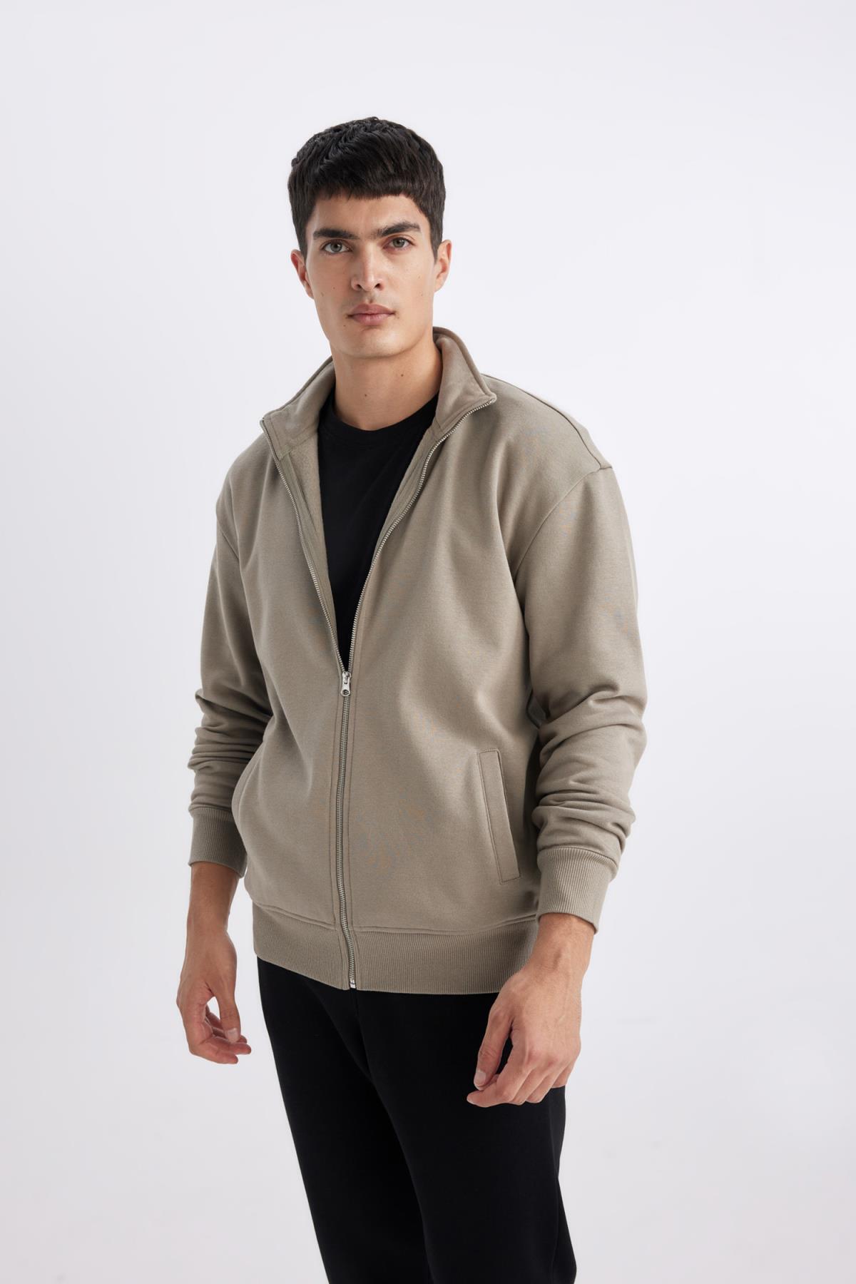 ژاکت کش باف پشمی Comfort Fit