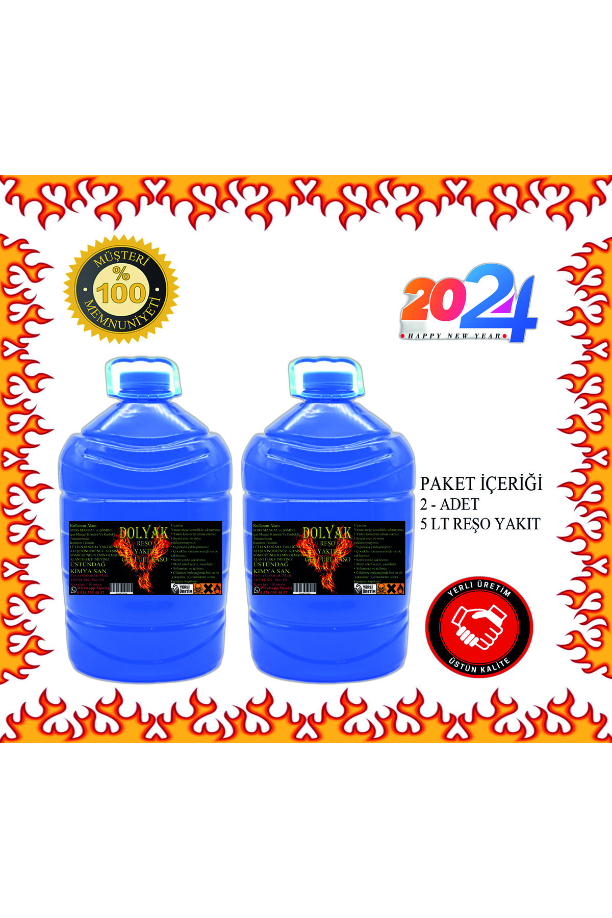 5 LT- 2 ADET REŞO YAKIT JEL TUTUŞTURUCU EN UZUN YANMA GARANTİSİ 2024 ÜRETİM OSMANLI OCAĞI YAKIT