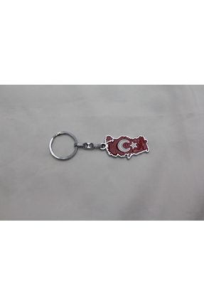 BERATSHOPPİNG Bayraklı Türkiye Anahtarlığı