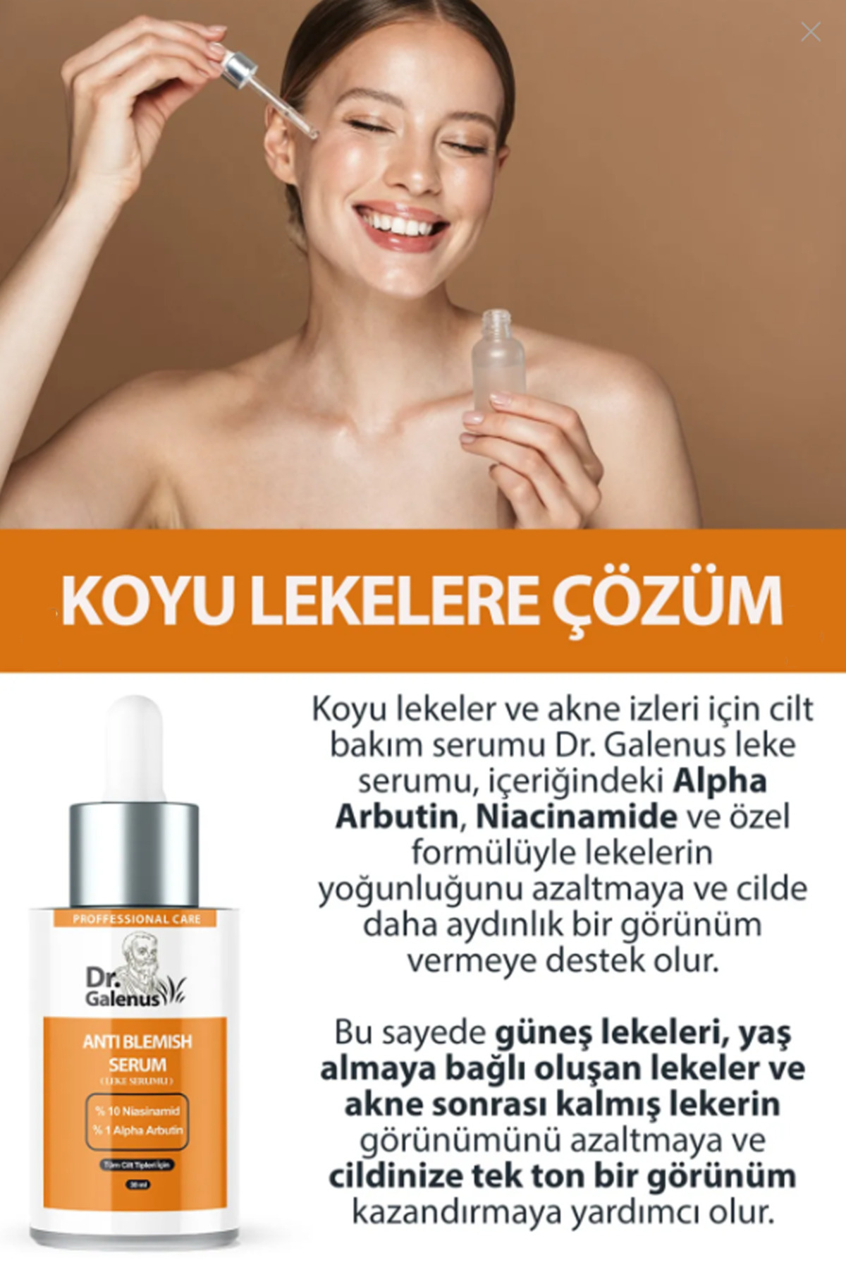 Hyalüronik Asit Ve Koyu Leke Karşıtı Niacinamide Arbutin Ikili Bakım Serum Seti (50 ML). — TYCZQ1OUCN170428841051829 — تصویر 6 از 6