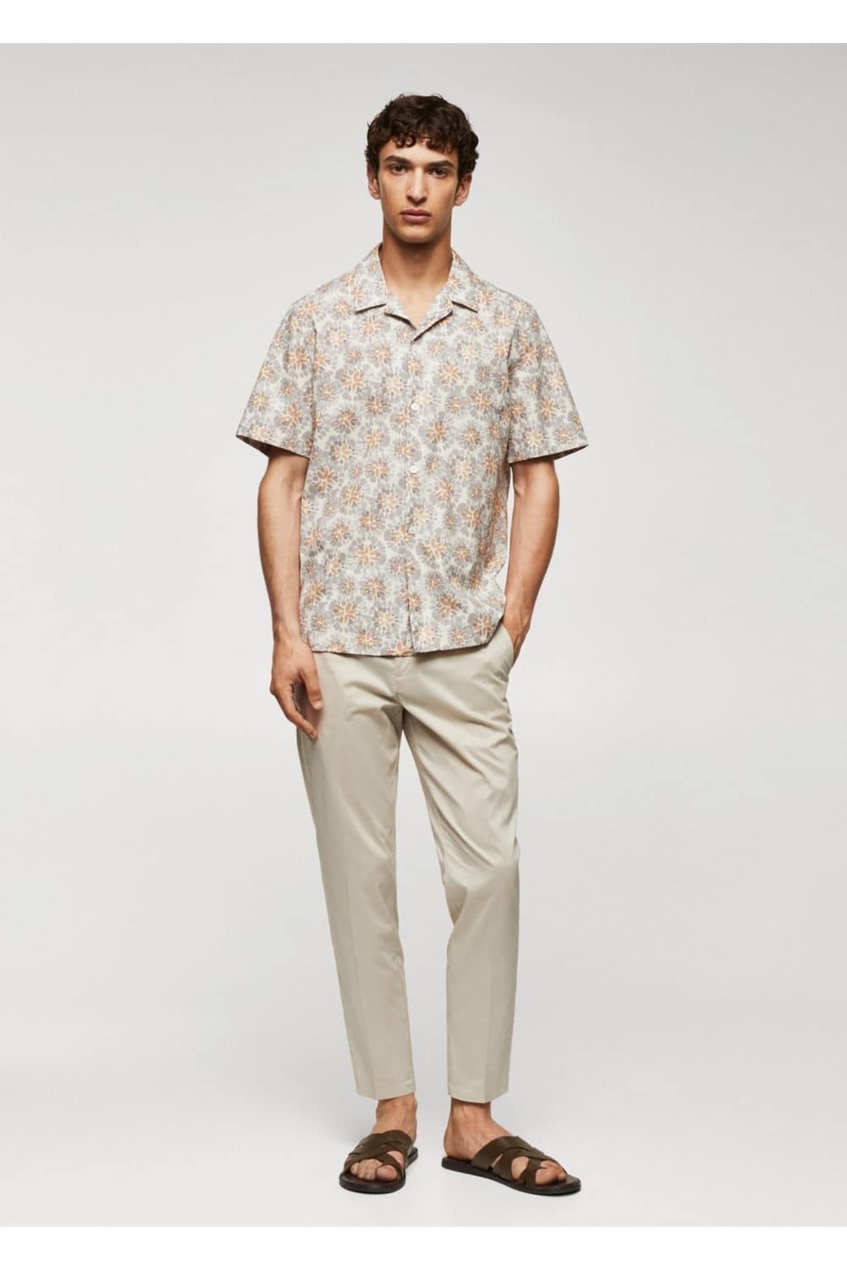 MANGO Man-T-shirt z nadrukiem, wykonany w 100% z bawełny 2