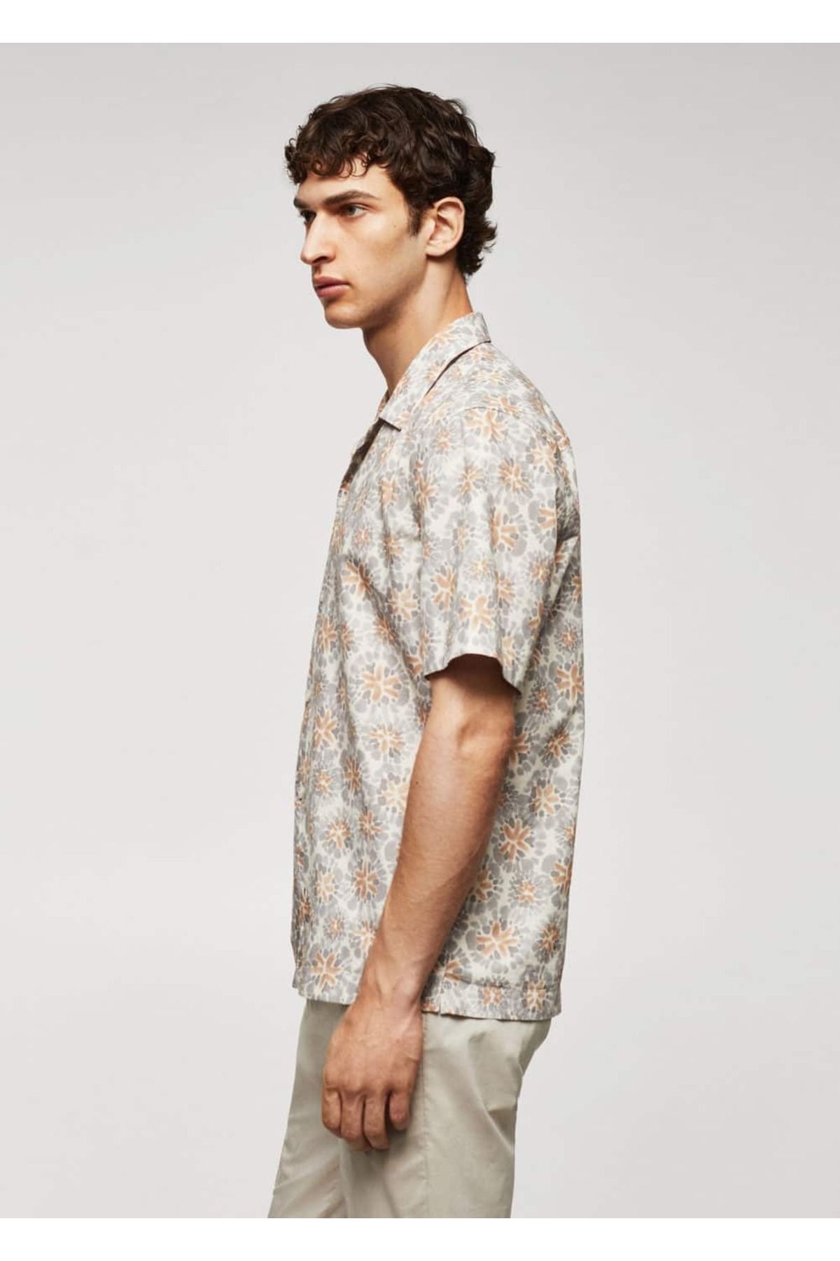 MANGO Man-T-shirt z nadrukiem, wykonany w 100% z bawełny 7