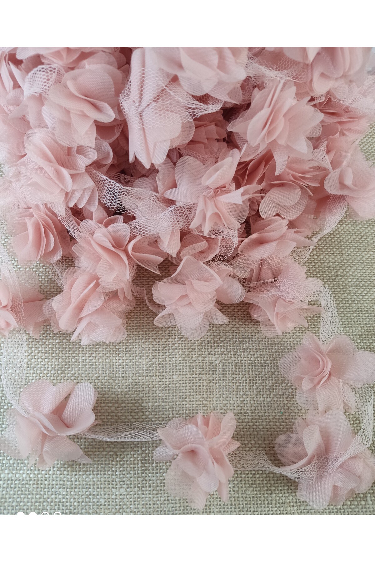 Laser Cut Chiffon Flower 1 Meter – Tulle