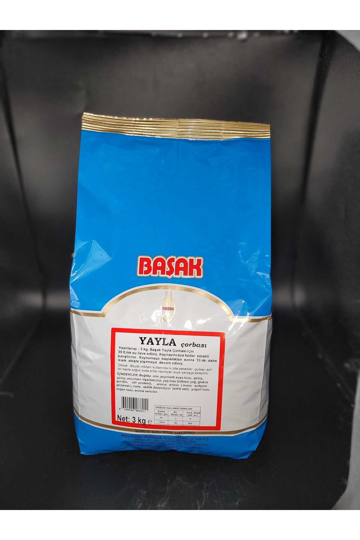 BAŞAK hazır çorba-yayla 3 kg.
