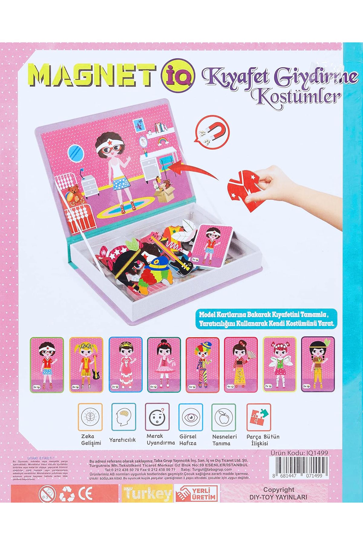Diytoy-Magnetic Magnet Clothing Dress Up Costumes 3