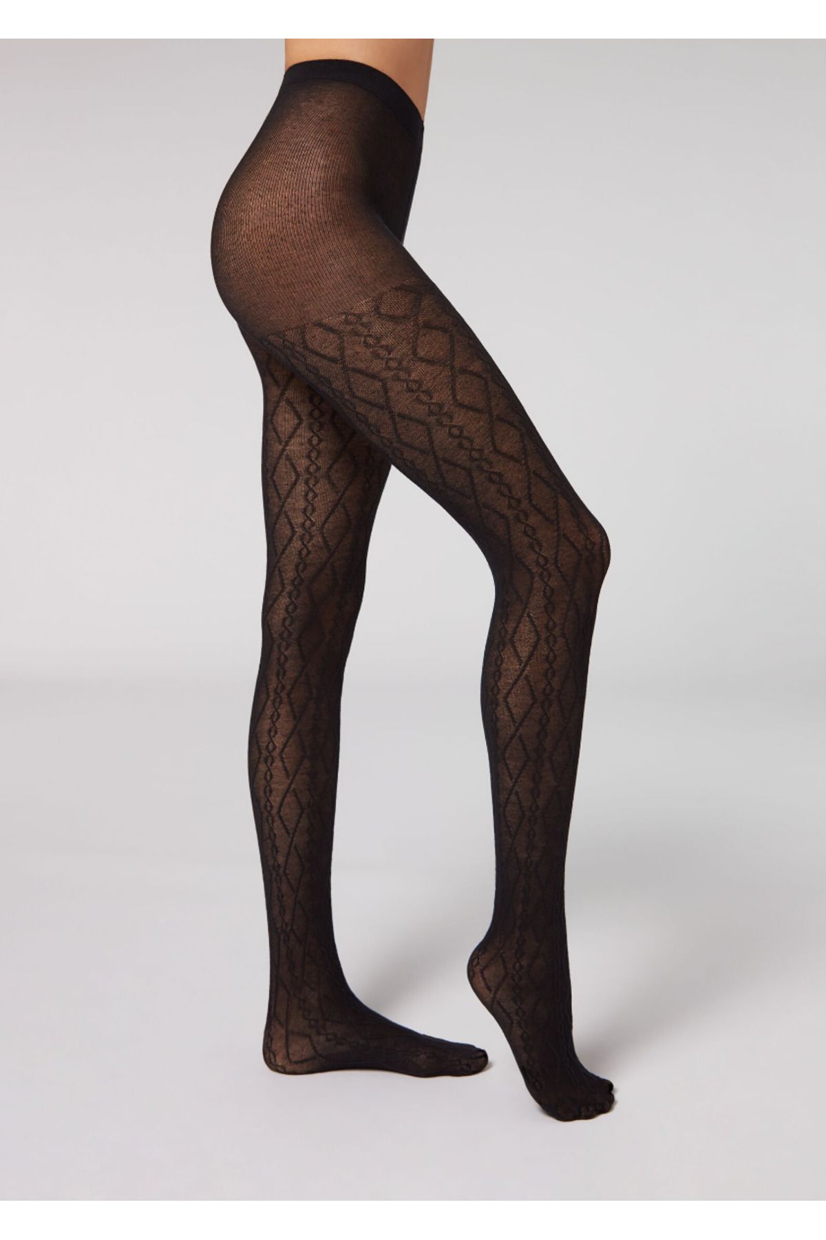 Calzedonia Braid Motif Cashmere Blend Tights Trendyol
