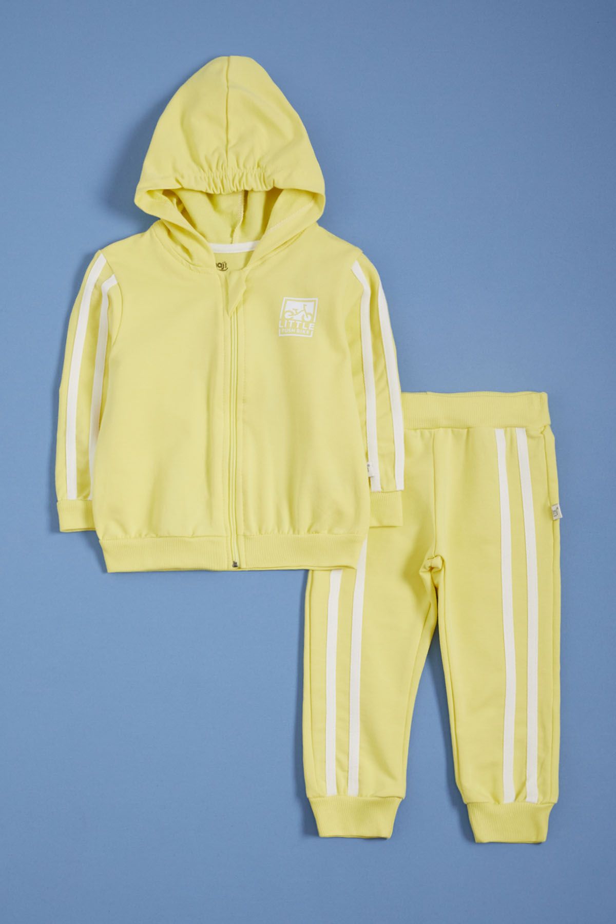 Yellow hooded cardigan on sale
