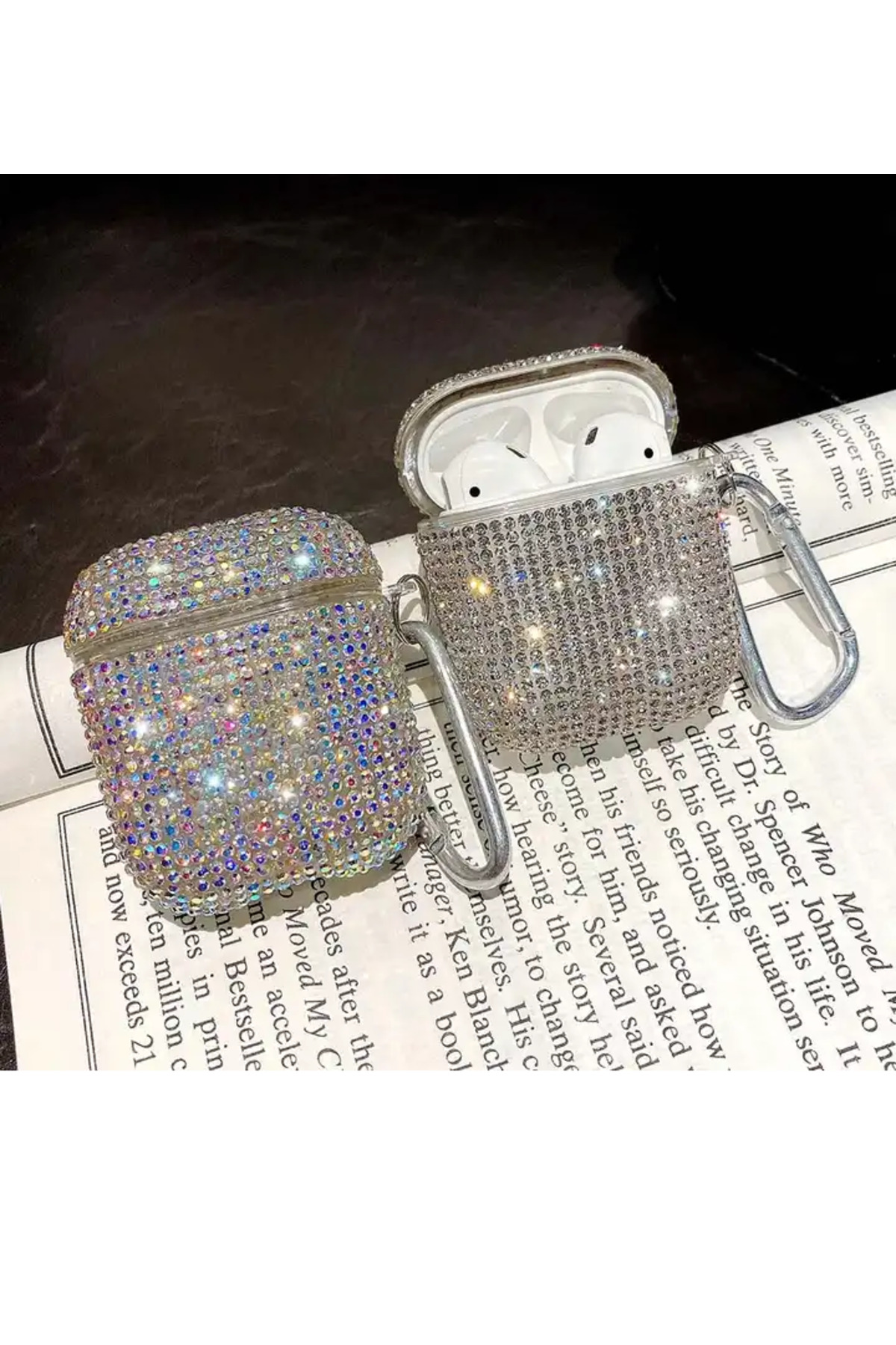 1/2.Nesil Uyumlu Diamond Taşlı kulaklık Kılıf 3