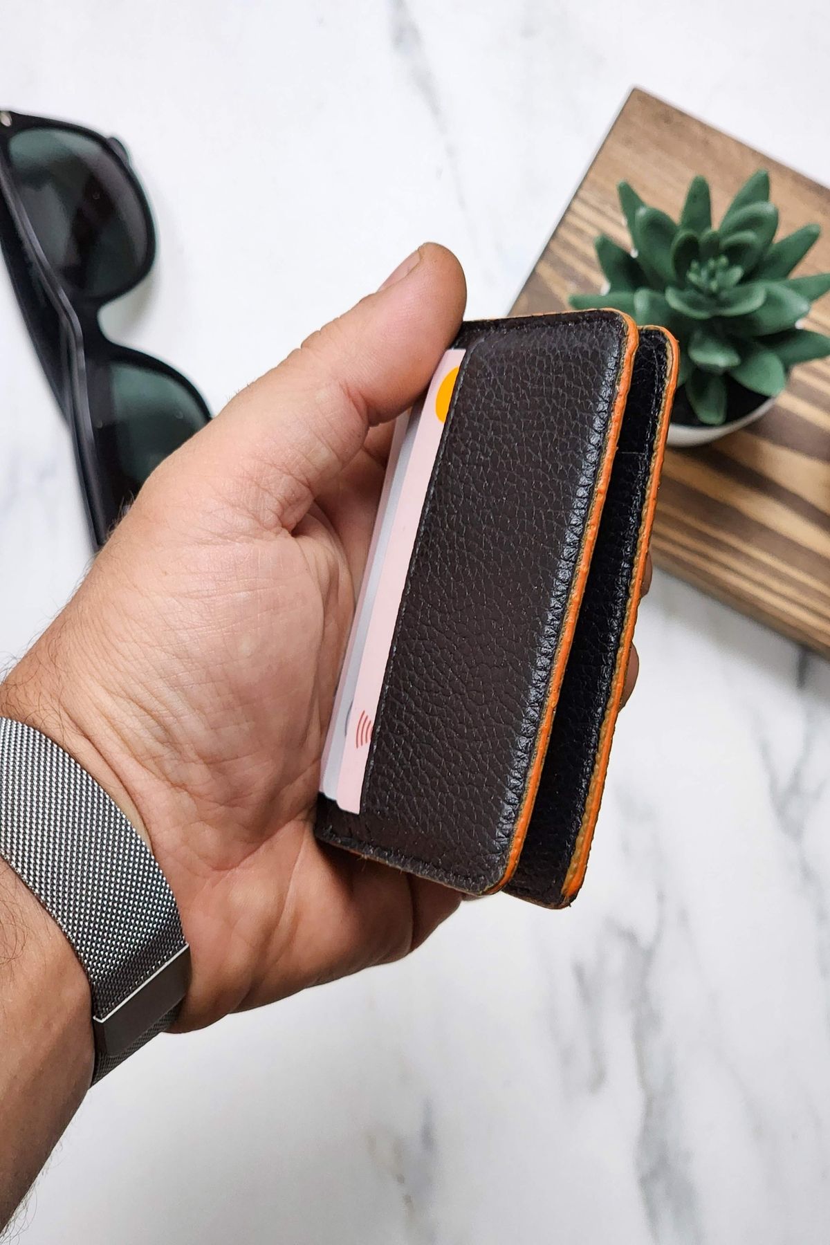 VAN LLA Wallet Black Plain Trendyol