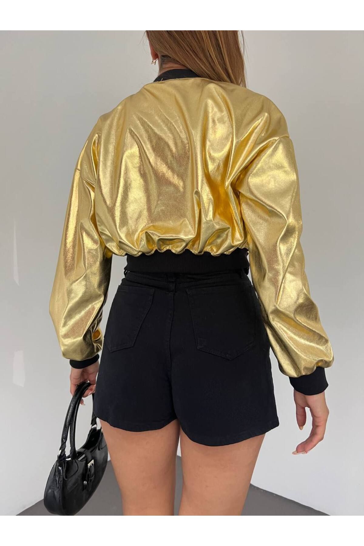 Short deals satin jacket