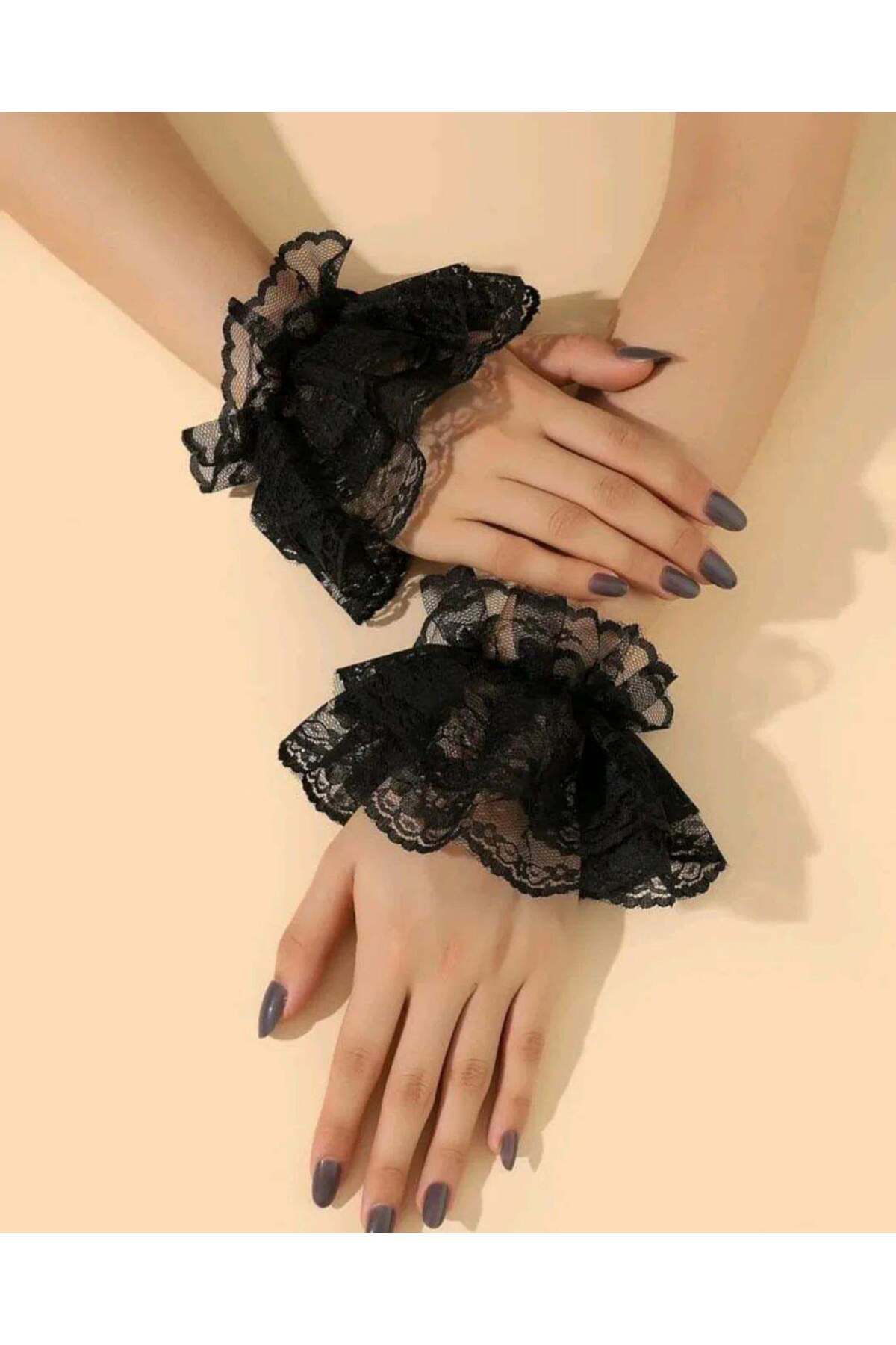 Genel Markalar  Dantella dantel eldiven - Görsel 2