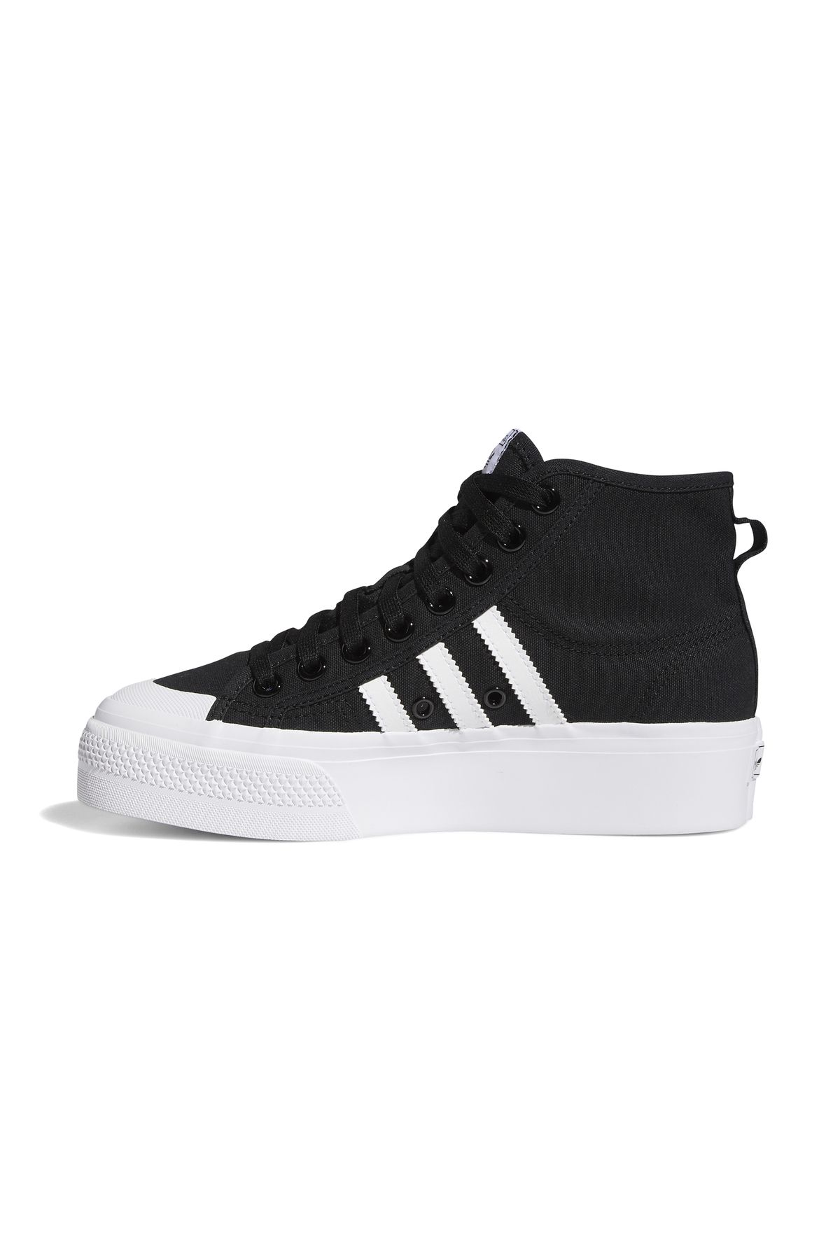 اسنیکر مشکی زنانه سکوی Nizza Mid W کفش روزانه FY2783 سیاه adidas