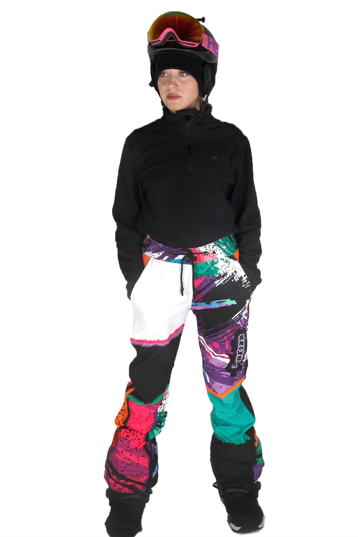 SNOWSEA SS9016 Fame Kadın Kayak Pantolonu, Kar Pantolonu