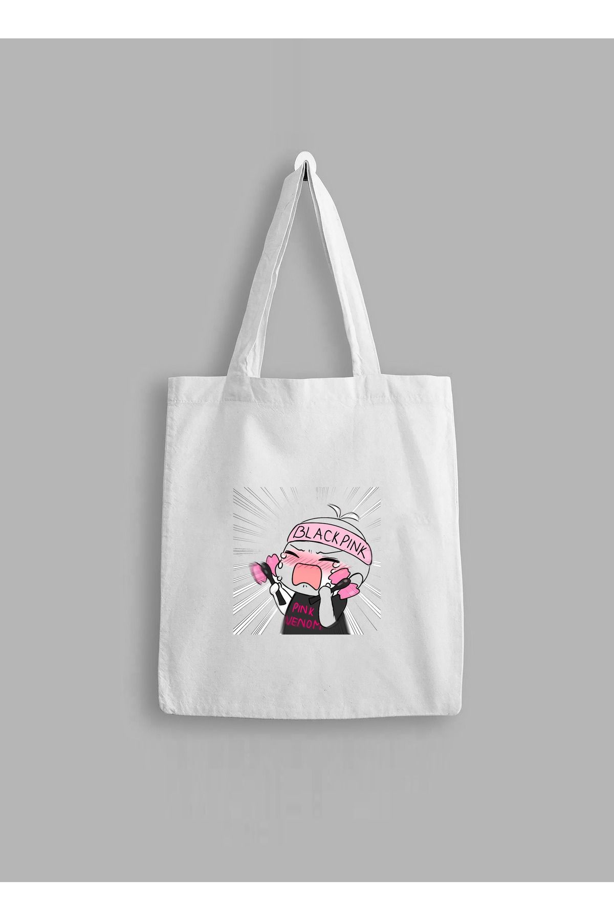 GRAF KSPAN Blackpink pink venom Printed Cloth Bag Tote Bag Trendyol