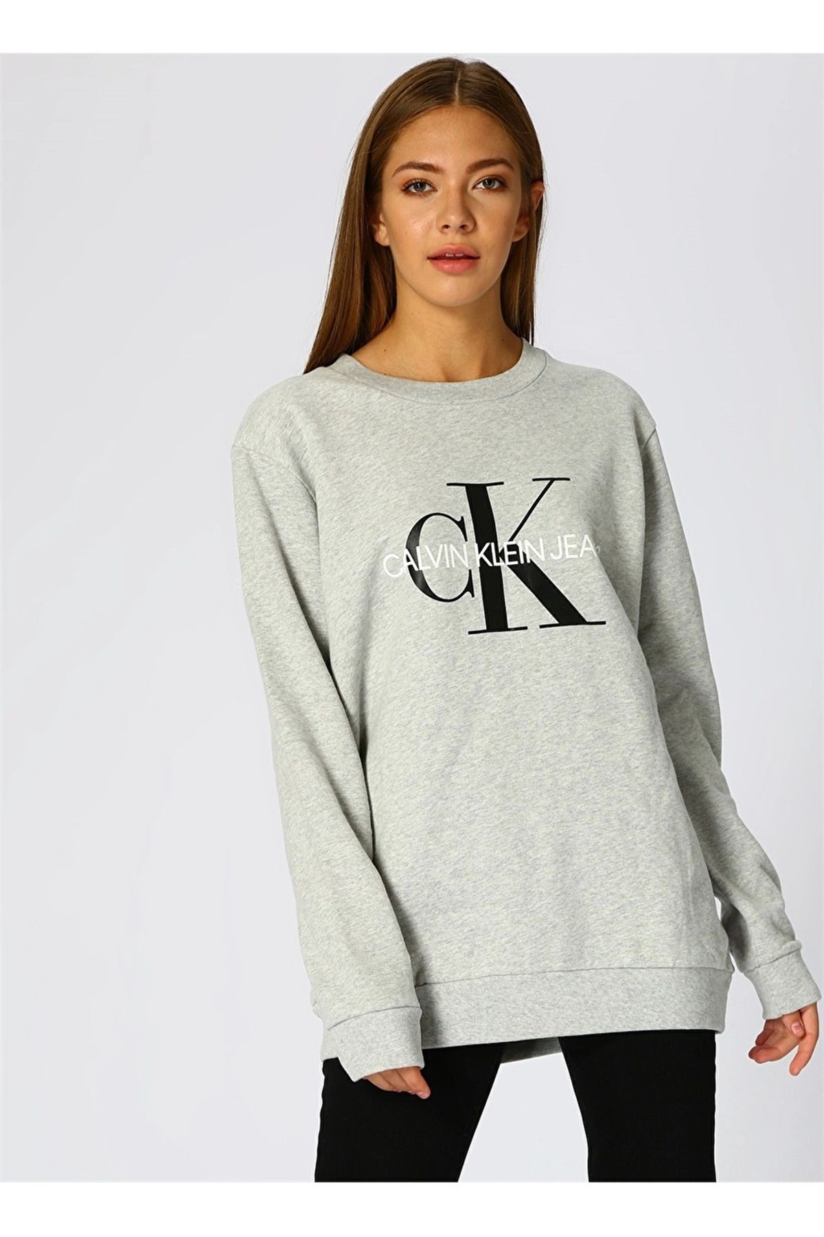 Grey calvin deals klein sweater