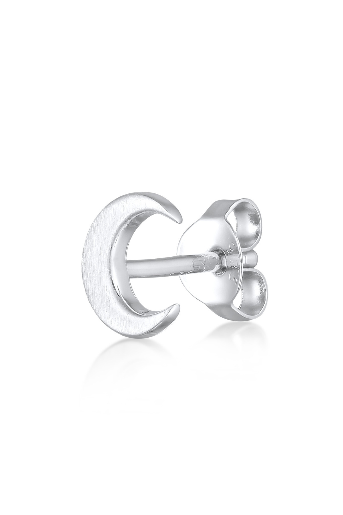 ELLI-Ohrringe Single Ohrstecker Halbmond Astro 925 Silber 1