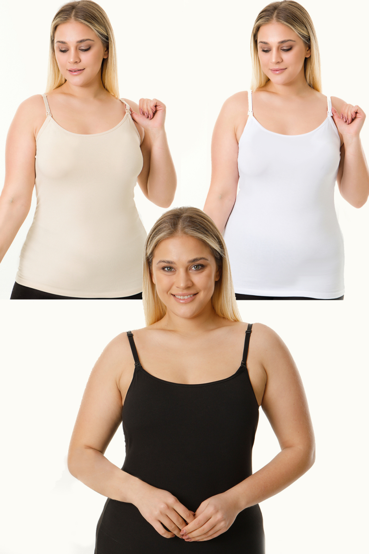 MS HAMİLE İÇ GİYİM 3LÜ EMZİRME ATLETİ HG0053 SİYAH-BEYAZ-TEN fotoğrafı 3 (önizleme)