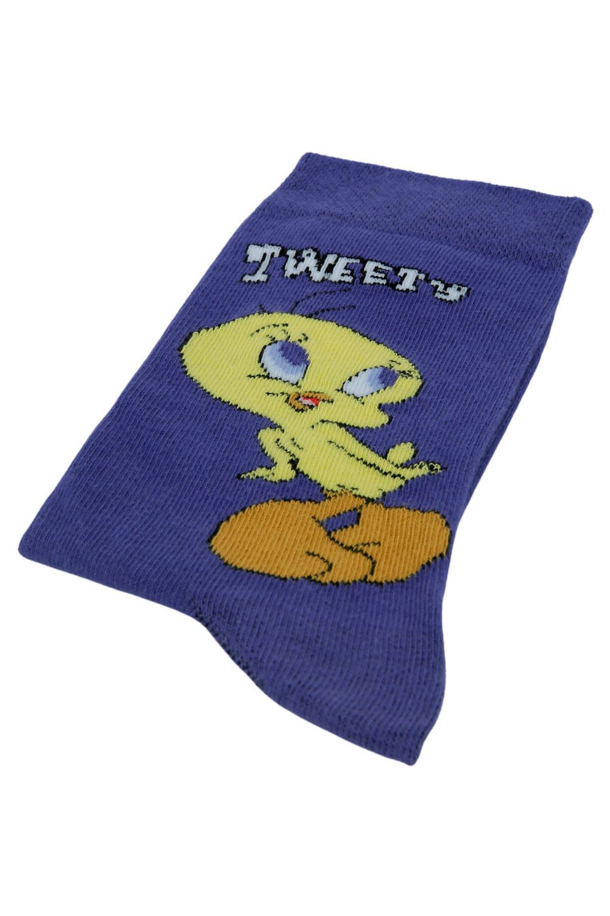 Dogo-Unisex Vegan Blue Socks - Warner Bros Tweety Classic Design 3