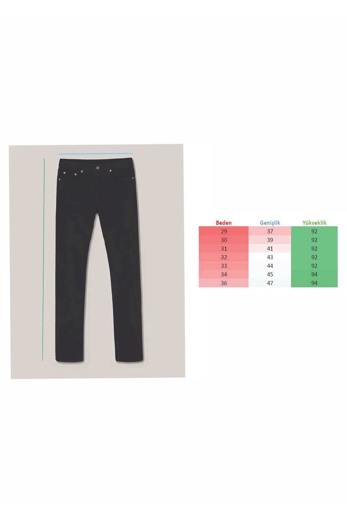 ENZİM JEANS-Férfi Lycra farmer Skinny Fit Super Skinny farmer 8