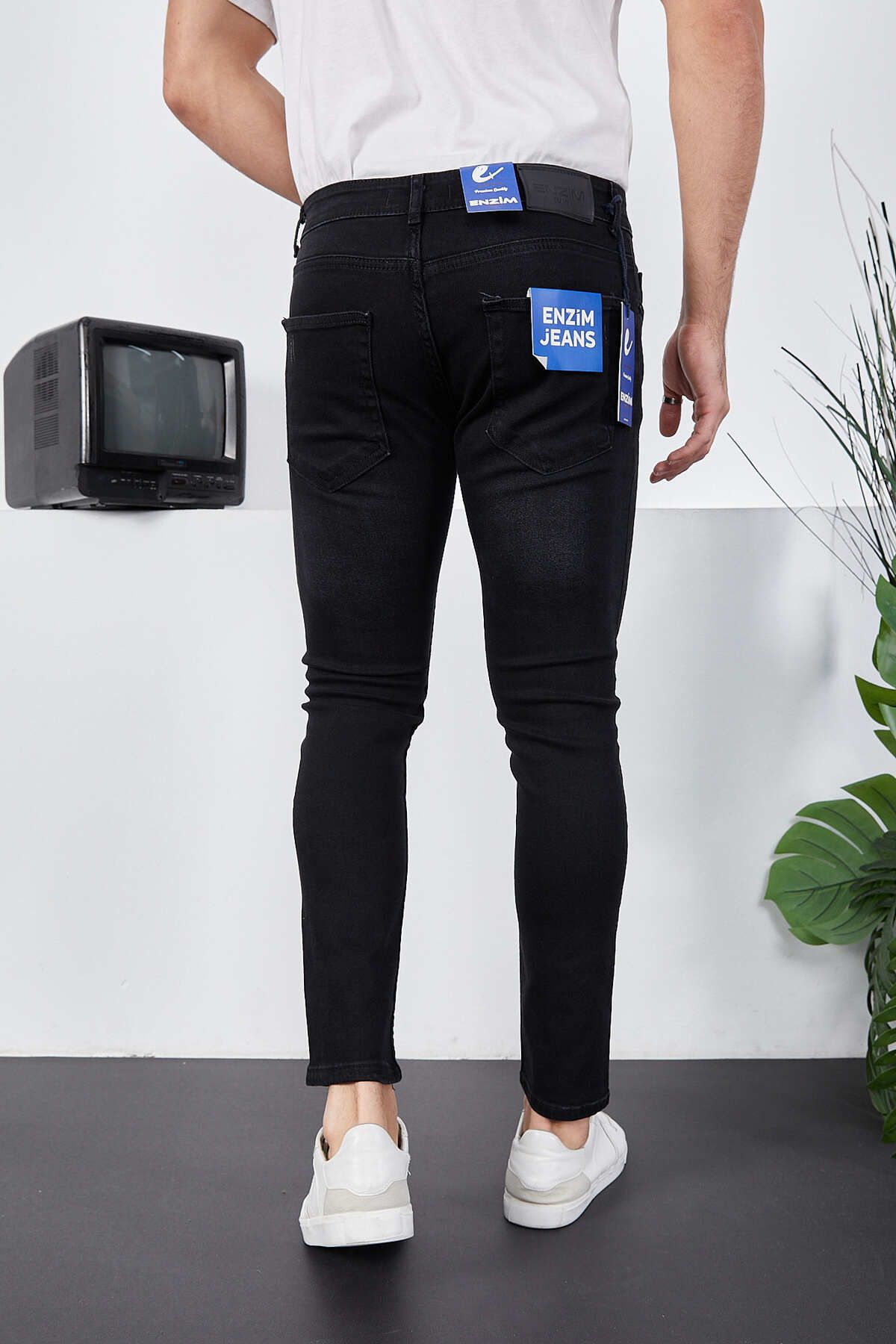 ENZİM JEANS-Férfi Lycra farmer Skinny Fit Super Skinny farmer 6