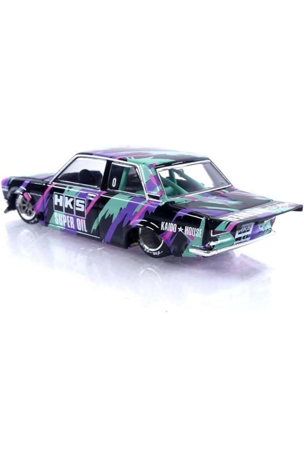 mini gt Kaido House 068 Datsun 510 Pro Street HKS V1 Model Araba