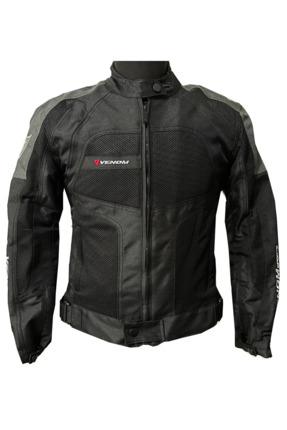Venom CEKET DYNAMIC SİYAH GRİ DÖRT MEVSİM MOTOSİKLET MONTU