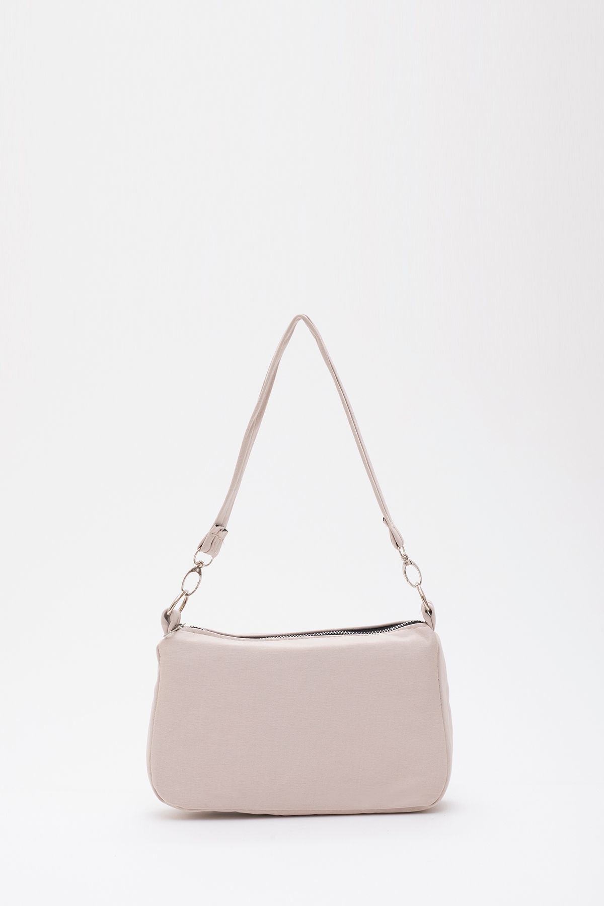 cream u16 casual sports canvas fabric baguette womens hand and shoulder bag u 23 e 16 w 7
